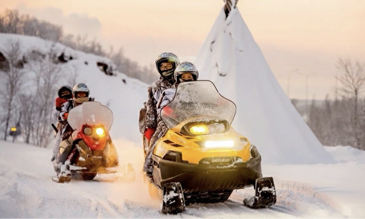 Снегоходная прогулка