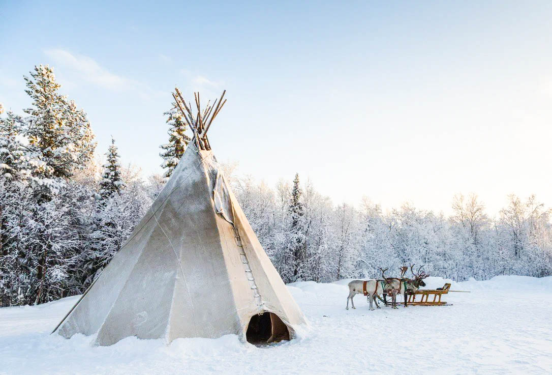 Саамская деревня